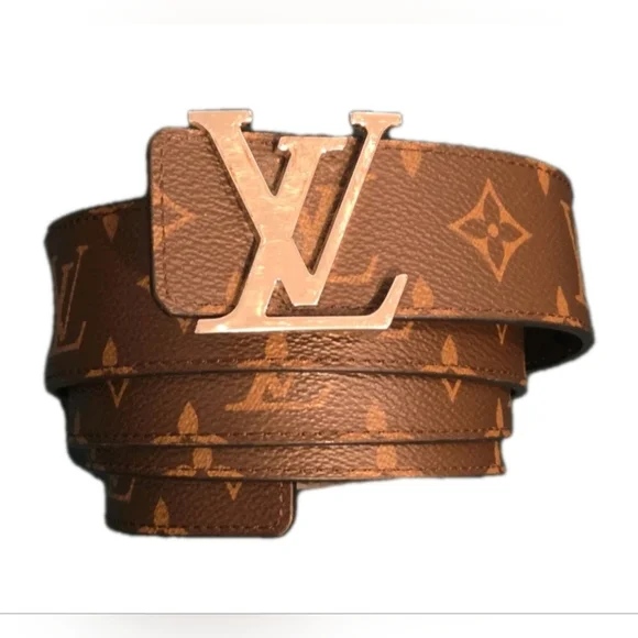 Louis Vuitton Reversible Brown/ Black (Unisex)Monogram LV Logo Belt Sz 120/48 - Picture 3 of 10